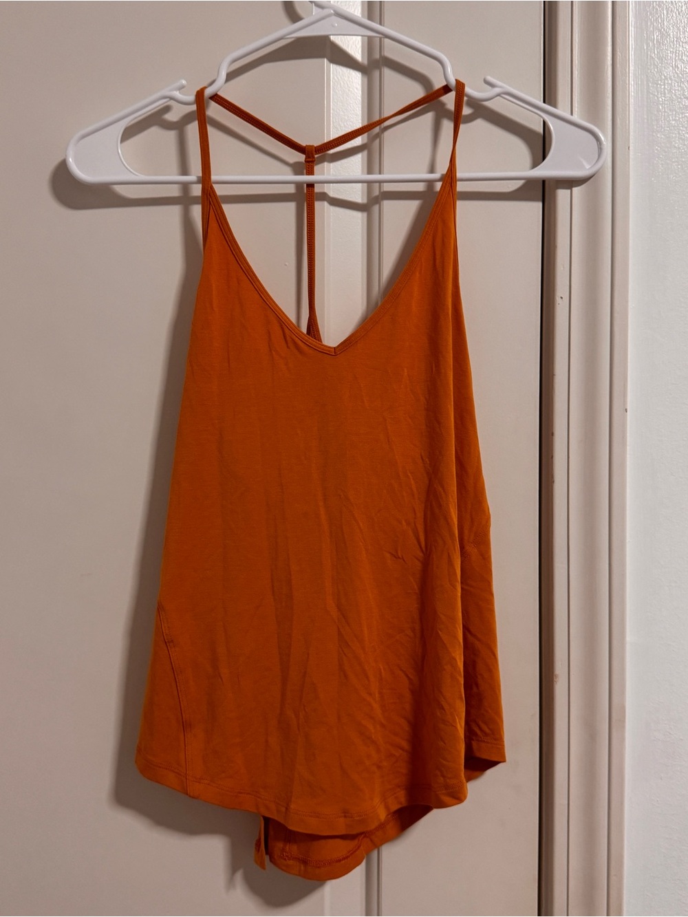 lululemon athletica Orange T-Back Camisole Tank